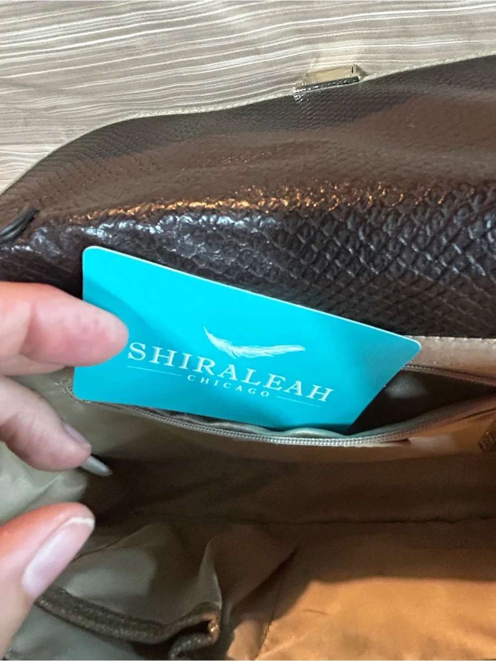 Shiraleah Vegan Leather Clutch